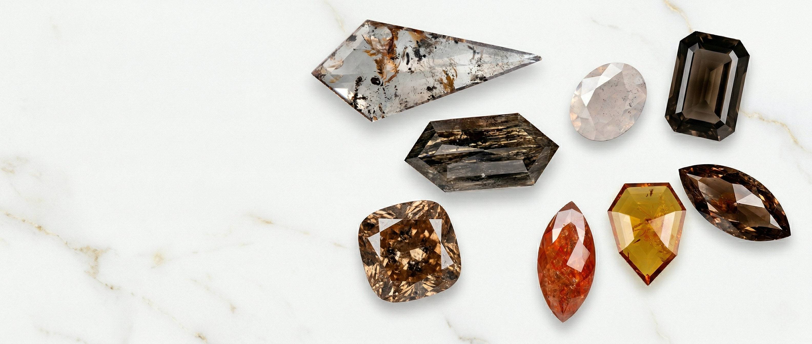 Premium loose diamond assortment hero banner